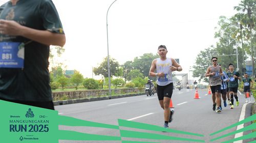 Race photo from Mangkunegaran Run 2025
