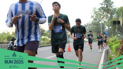 Race photo from Mangkunegaran Run 2025