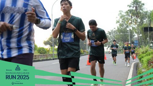 Race photo from Mangkunegaran Run 2025