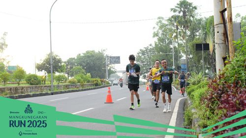 Race photo from Mangkunegaran Run 2025