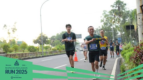 Race photo from Mangkunegaran Run 2025