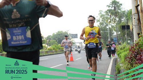 Race photo from Mangkunegaran Run 2025