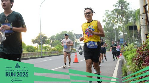 Race photo from Mangkunegaran Run 2025