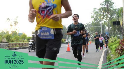 Race photo from Mangkunegaran Run 2025