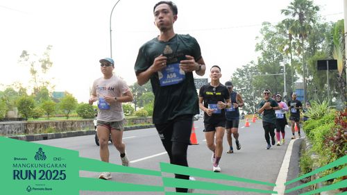 Race photo from Mangkunegaran Run 2025