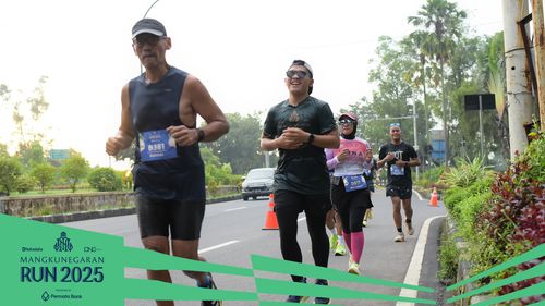 Race photo from Mangkunegaran Run 2025
