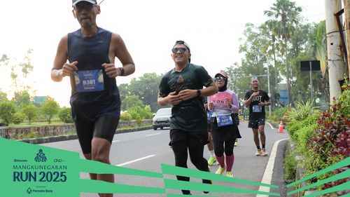 Race photo from Mangkunegaran Run 2025