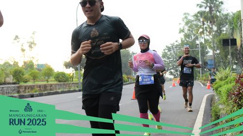 Race photo from Mangkunegaran Run 2025