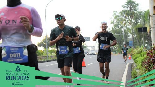 Race photo from Mangkunegaran Run 2025