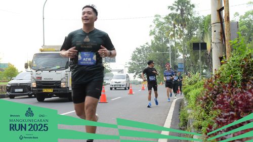 Race photo from Mangkunegaran Run 2025