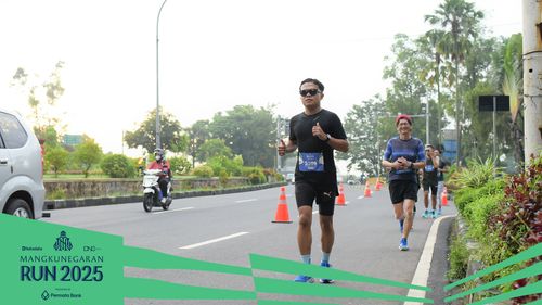 Race photo from Mangkunegaran Run 2025