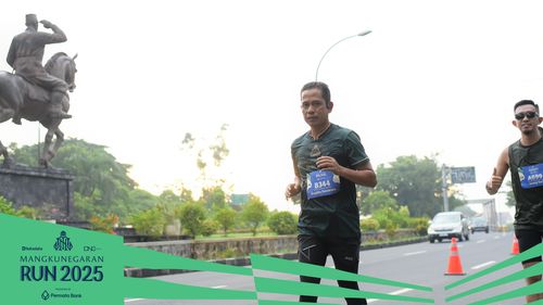 Race photo from Mangkunegaran Run 2025