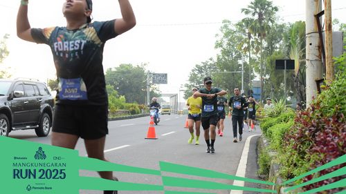 Race photo from Mangkunegaran Run 2025