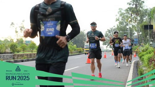 Race photo from Mangkunegaran Run 2025