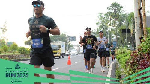 Race photo from Mangkunegaran Run 2025