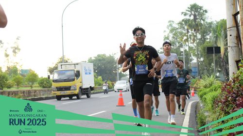 Race photo from Mangkunegaran Run 2025