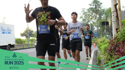 Race photo from Mangkunegaran Run 2025