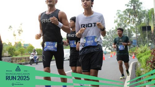 Race photo from Mangkunegaran Run 2025