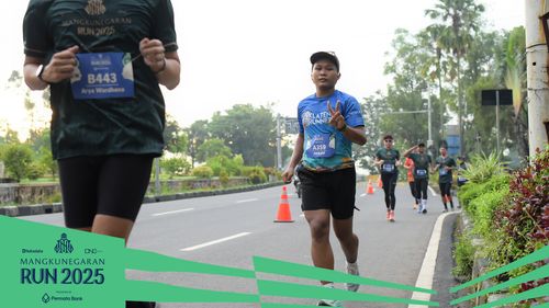 Race photo from Mangkunegaran Run 2025