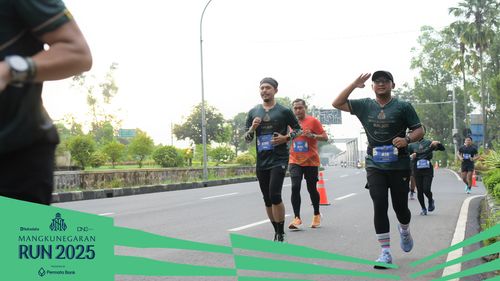 Race photo from Mangkunegaran Run 2025