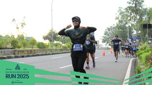 Race photo from Mangkunegaran Run 2025