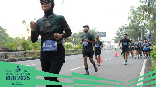 Race photo from Mangkunegaran Run 2025