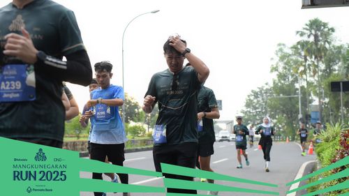 Race photo from Mangkunegaran Run 2025