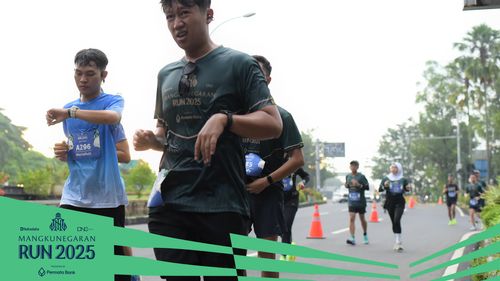 Race photo from Mangkunegaran Run 2025