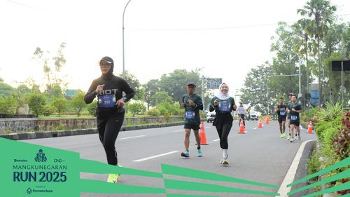 Race photo from Mangkunegaran Run 2025