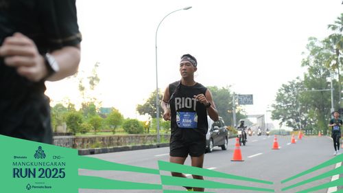 Race photo from Mangkunegaran Run 2025