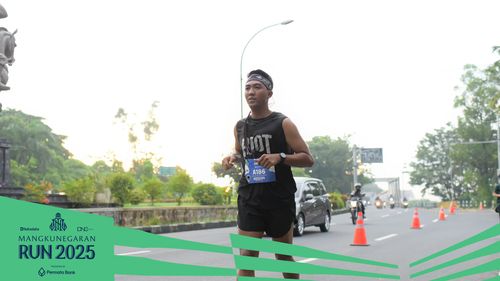 Race photo from Mangkunegaran Run 2025