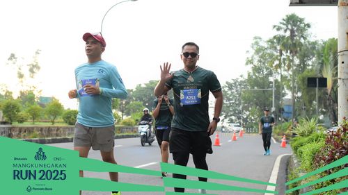 Race photo from Mangkunegaran Run 2025