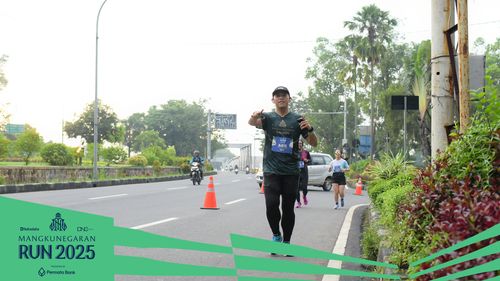 Race photo from Mangkunegaran Run 2025