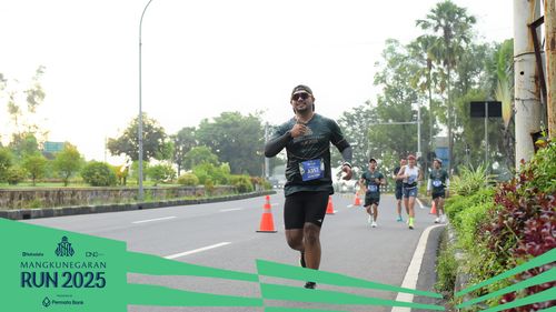 Race photo from Mangkunegaran Run 2025