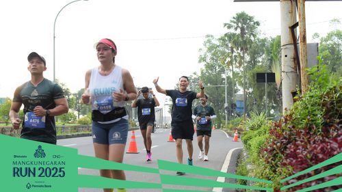 Race photo from Mangkunegaran Run 2025