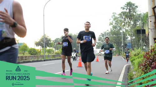 Race photo from Mangkunegaran Run 2025