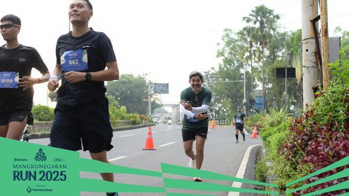 Race photo from Mangkunegaran Run 2025