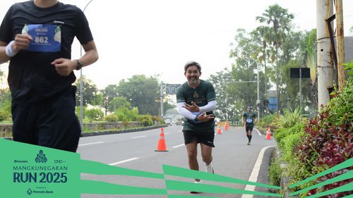 Race photo from Mangkunegaran Run 2025