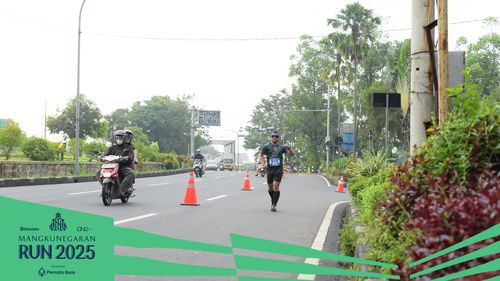Race photo from Mangkunegaran Run 2025