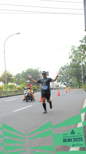 Race photo from Mangkunegaran Run 2025