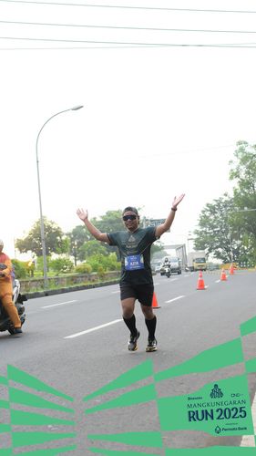 Race photo from Mangkunegaran Run 2025