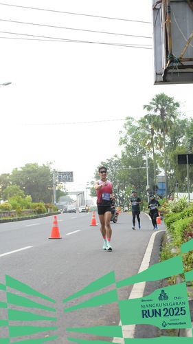 Race photo from Mangkunegaran Run 2025