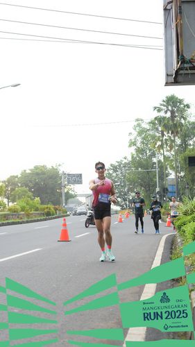 Race photo from Mangkunegaran Run 2025