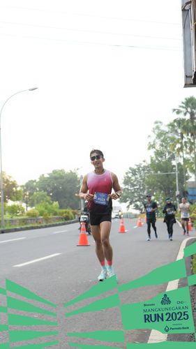 Race photo from Mangkunegaran Run 2025