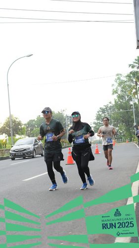 Race photo from Mangkunegaran Run 2025