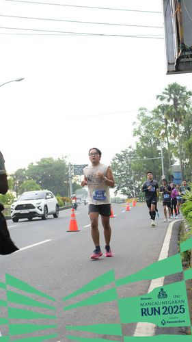 Race photo from Mangkunegaran Run 2025
