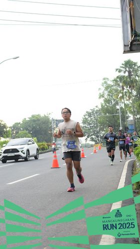 Race photo from Mangkunegaran Run 2025