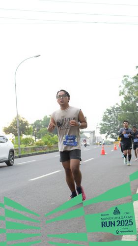 Race photo from Mangkunegaran Run 2025