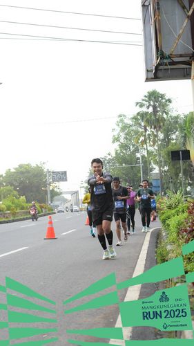 Race photo from Mangkunegaran Run 2025