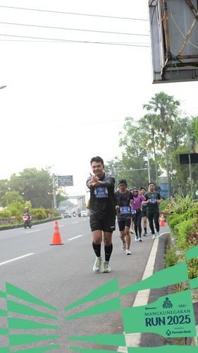 Race photo from Mangkunegaran Run 2025
